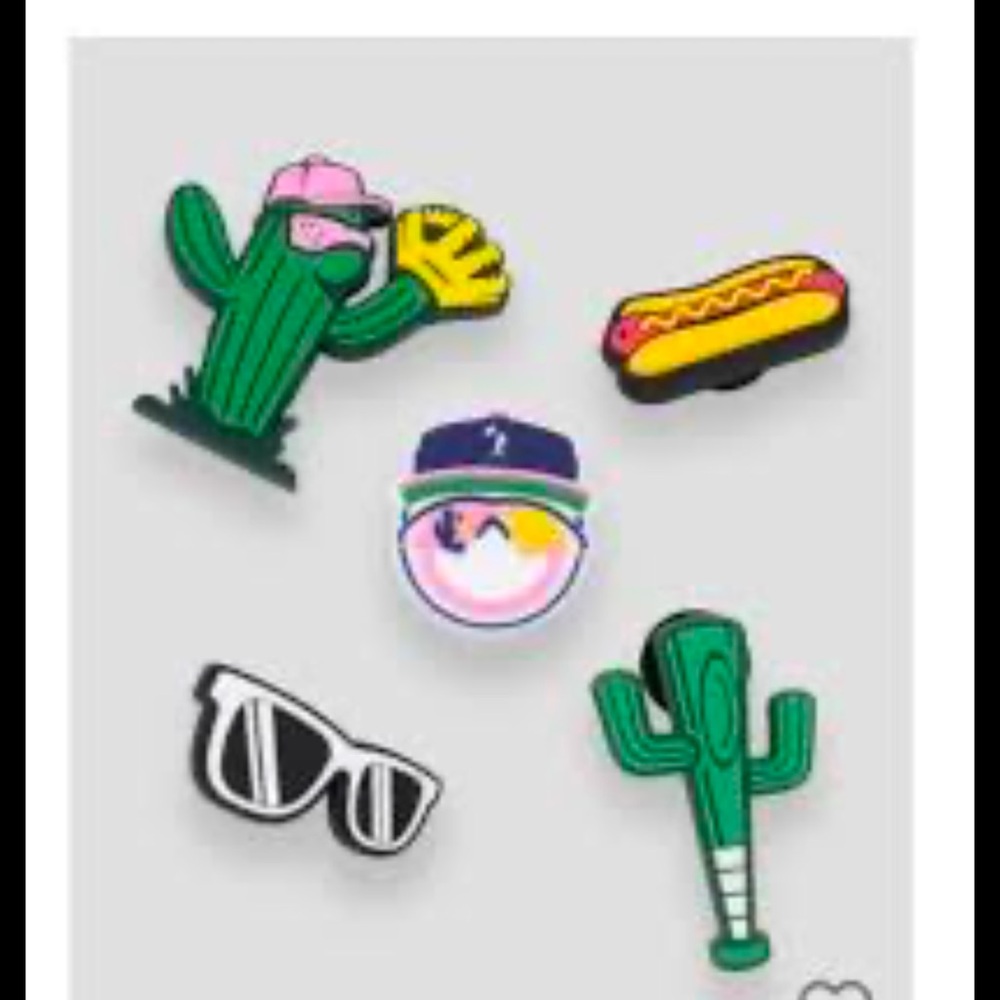 Baseballism NWT - Collector’s Edition Playful Cactus & Summer Icons Pin Set